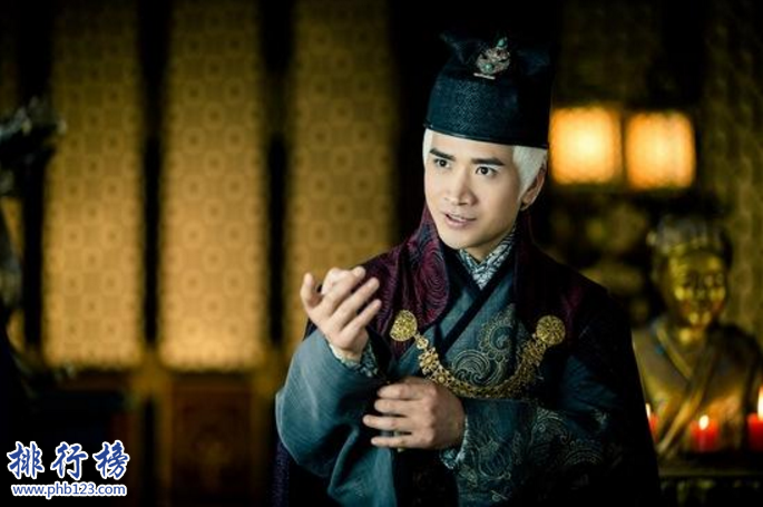 中国古装十大白发美男排名,古装绝世美男冯绍峰美出新高度